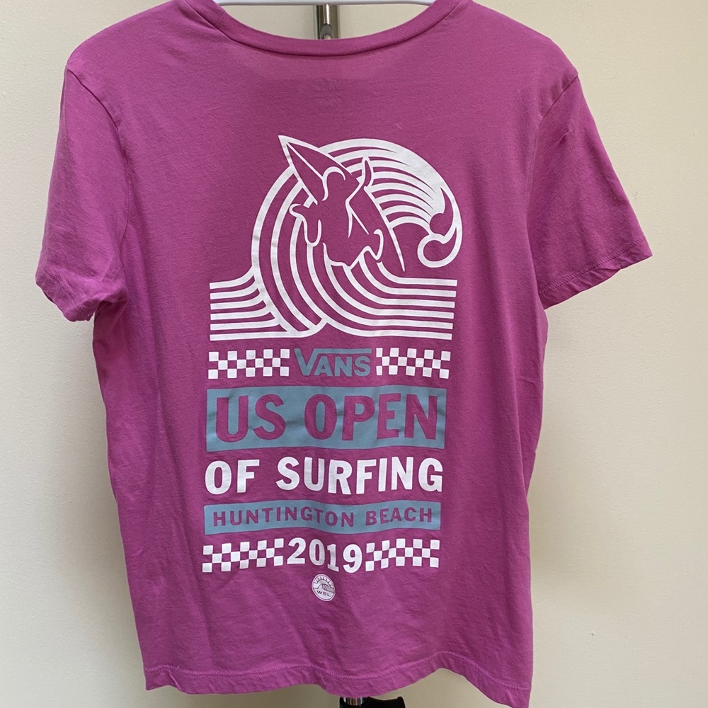 NEVER WORN Pink Vans Tee